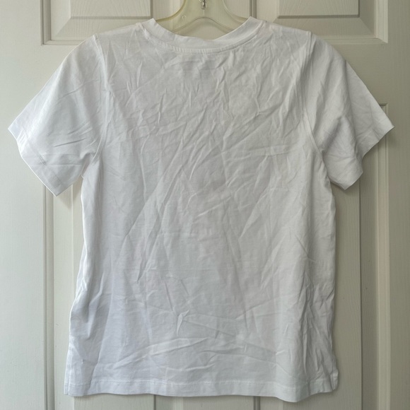 NWT Cynthia Rowley Double Heart Beaded T-Shirt XS - Picture 7 of 12